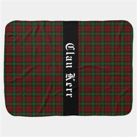 Clan Kerr Tartan Plaid Baby Blanket | Zazzle