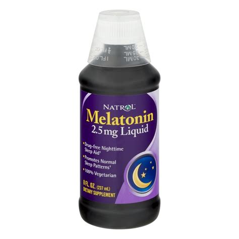 Natrol Melatonin 2.5mg Liquid (8 fl oz) - Instacart