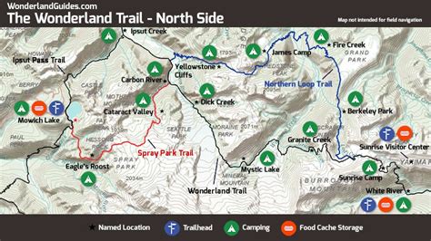 Mount Rainier's Northern Loop Trail | Wonderland trail, Spray park, Trail