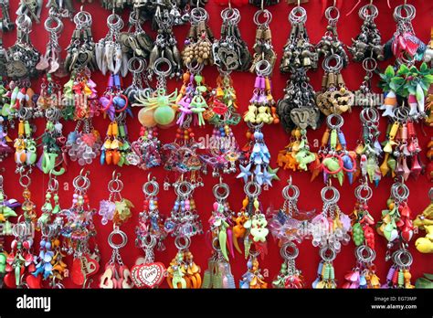 Colorful key ring Stock Photo - Alamy