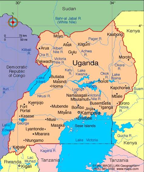 11 best Uganda Maps images on Pinterest | Cards, Maps and Uganda