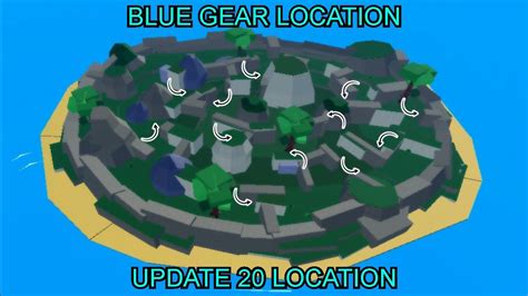 Blue Gear Location In Mirage Island Update 20 Bloxfruit - YouTube