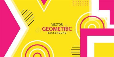 Abstract Geometric Banner Background Stock Vector - Illustration of ...