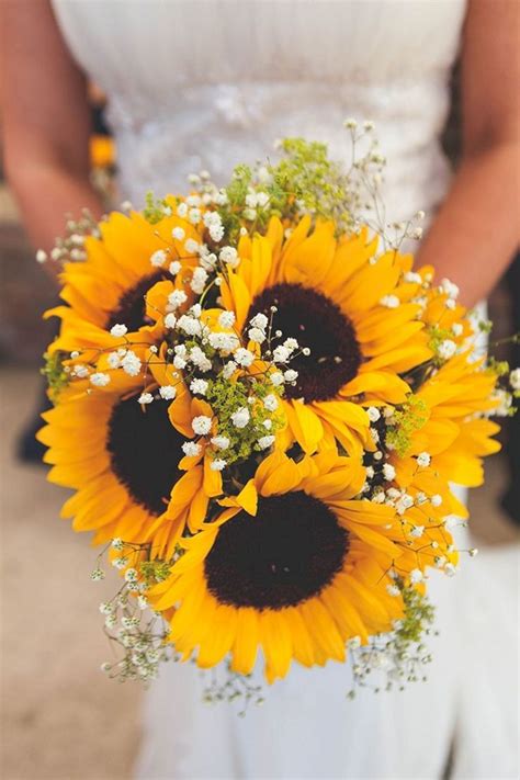 Sunflower Wedding Bouquets