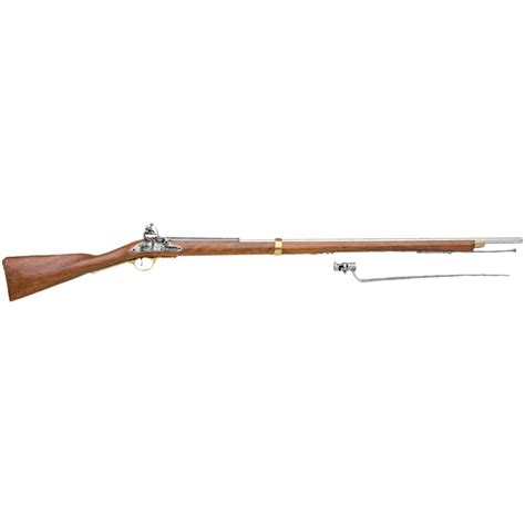 Militaria Non-Firing Replica British Brown Bess Musket With Bayonet ...