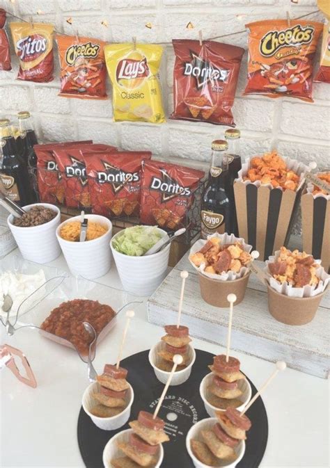 walking taco bar ideas | Party food bars, Graduation party foods, Bars ...