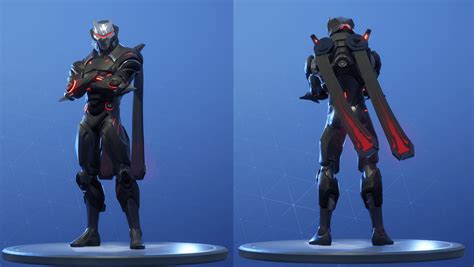 Red lights Omega with Ice Mantle (Black) : FortniteFashion