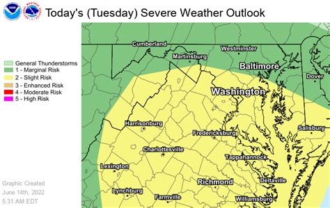 ‘Slight Risk’ of Severe Weather on Tuesday for Montgomery County - The ...