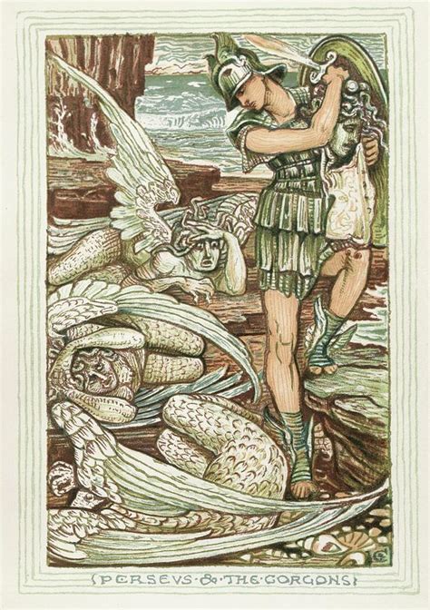 Perseus And The Gorgons Painting by Walter Crane - Fine Art America