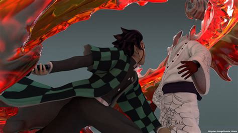 Quentin Abgrall - Demon Slayer - Tanjiro vs Rui