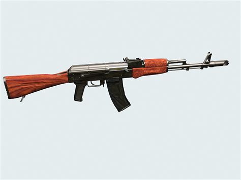 AK-47 Rifle 3D model Download for Free