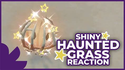 Shiny Haunted Grass Reaction | Pokemon Violet - YouTube