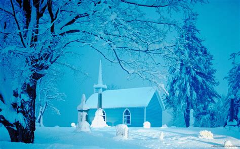 Snowy Scenes Wallpaper - WallpaperSafari