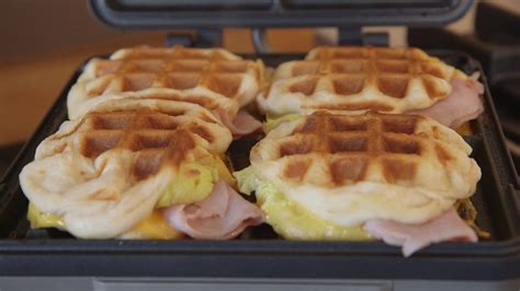 4-Ingredient Breakfast Stuffed Waffles recipe | Recipe Cart