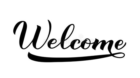 Welcome Sign Clipart Black And White