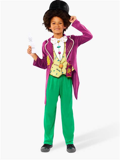 Charlie and the Chocolate Factory Willy Wonka Costume at John Lewis ...