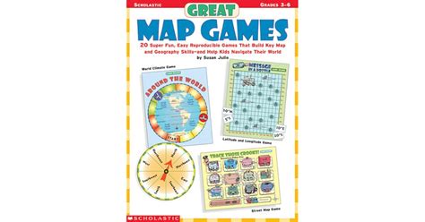 Great Map Games: 20 Super Fun, Easy Reproducible Games That Build Key ...