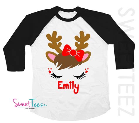 Christmas Shirt Girls Personalized Christmas Shirt Girls - Etsy