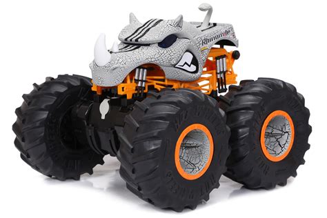 New Bright 1:10 Remote Control Hot Wheels Monster Truck Rhinomite with ...