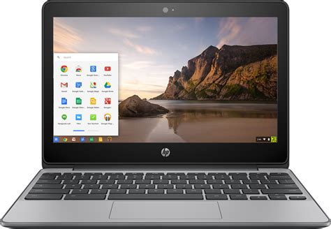 Best Buy: HP 11.6" Touch-Screen Chromebook Intel Celeron 4GB Memory ...