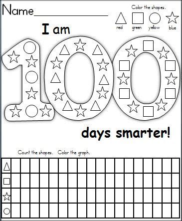 Free 100 Days Shape Graph | Made By Teachers | 100th day of school ...