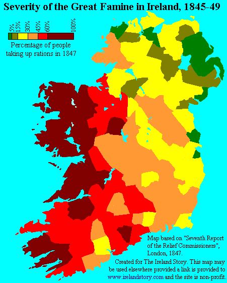 The Irish Famine: Distribution of Famine Effects