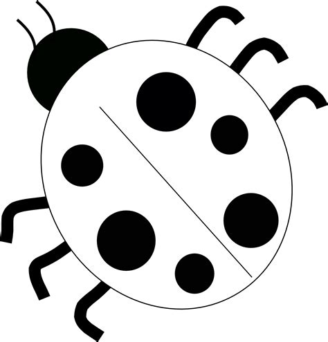 Ladybird Line Drawings - ClipArt Best