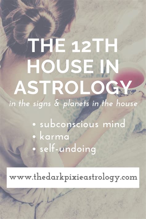 The 12th House in Astrology | Astrology, Learn astrology, Tarot astrology