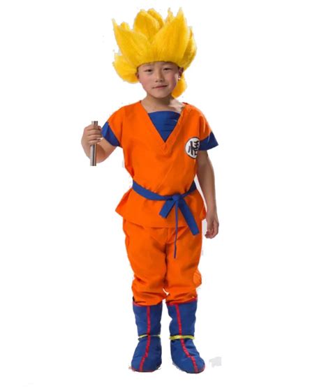 Japanese Children's Halloween Anime Dragon Ball Z Monkey Cosplay ...