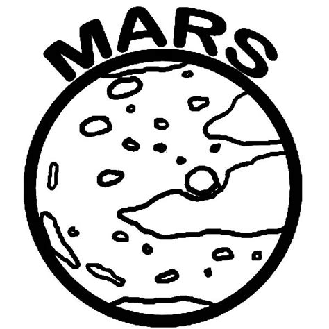 Mars Coloring Pages