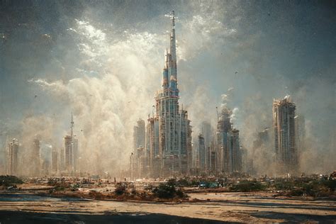 ArtStation - The futuristic, city in the desert