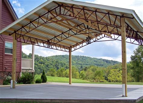 Steel Truss Carport Boxed Eave Metal | Metal Carport Alayneabrahams