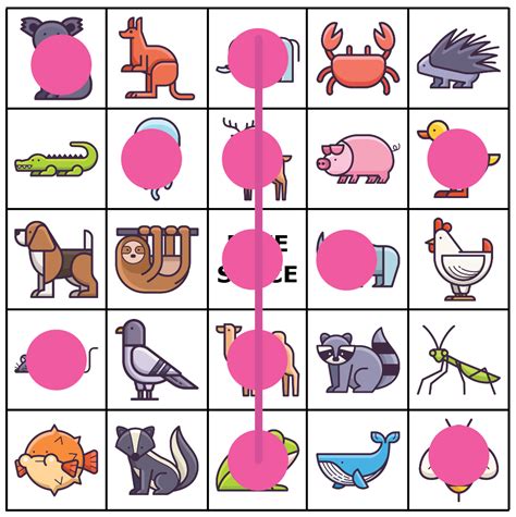 Animal Bingo - The Game Gal