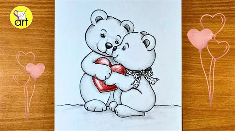 Drawings Of Love Teddy Bears