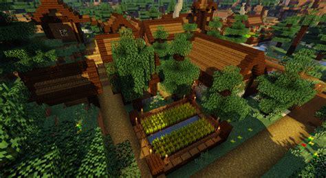 Spruce Village Transformation Minecraft Map