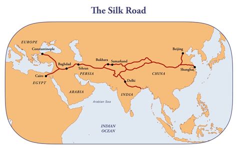 Silk Road Map