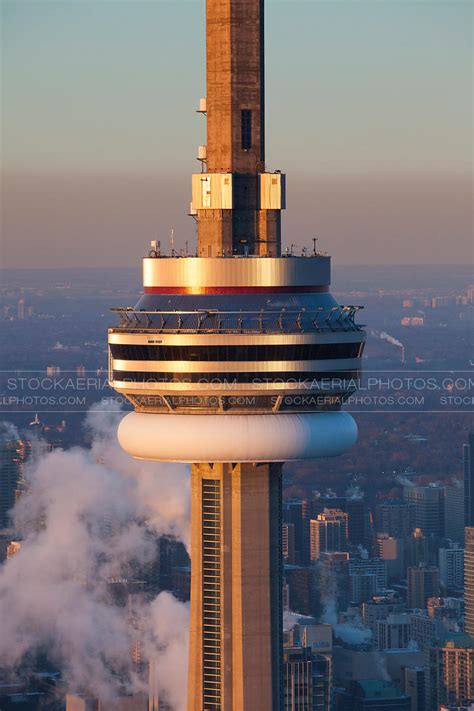 Aerial Photo | Toronto's CN Tower at Night