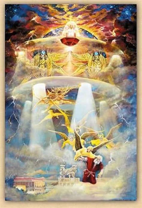 Ezekiel's Vision | Anges et archanges, Jésus christ, Image spirituelle