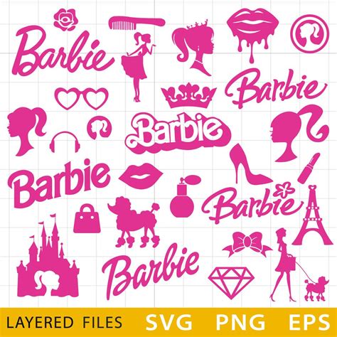 Barbie Bundle SVG, Barbie Vector, Barbie Logo, Barbie Birthd - Inspire ...