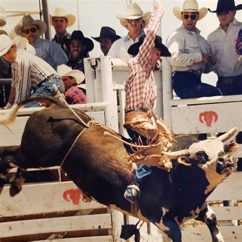 SPORTS - When PBR met George Paul Memorial Bull Riding way back when ...