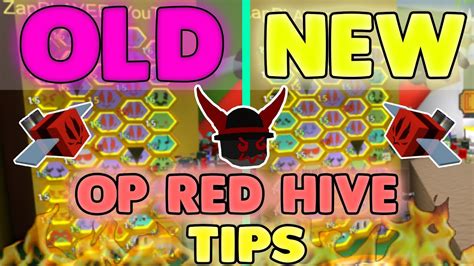 😲BIG HIVE CHANGES...HOW TO BE A RED HIVE🥀(TIPS) | Roblox-Bee Swarm ...