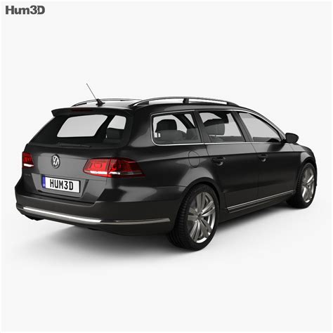 Volkswagen Passat (B7) variant 2014 3D model - Vehicles on Hum3D