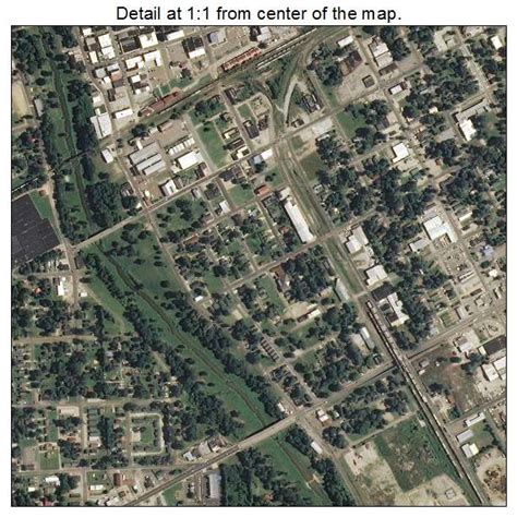 Aerial Photography Map of Clarksdale, MS Mississippi