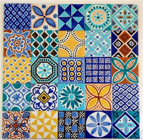 Moroccan Inspired Hand Painted Ceramic Tiles for Splashback | Painting ...