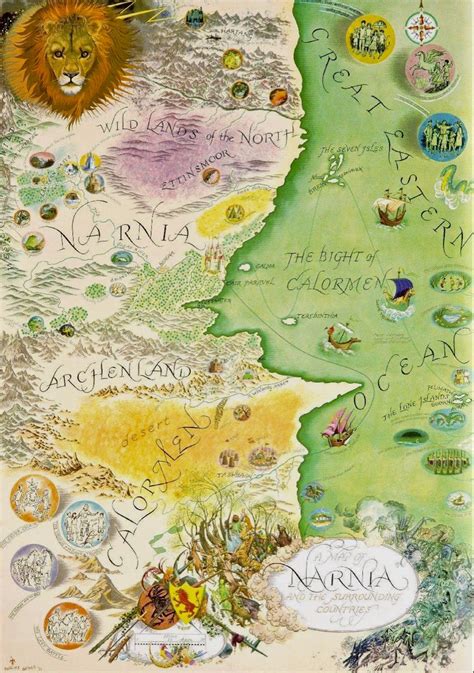 Map Of Narnia Printable