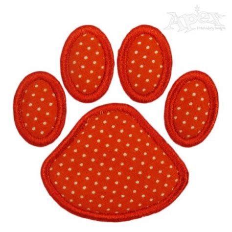 Tiger Paw Cub Applique Machine Embroidery Design - Apex