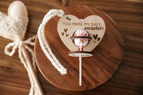 Lollipop Holder Wooden Lollipop Holder Valentines Day - Etsy