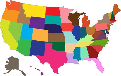 United States Clipart Map | Free download on ClipArtMag