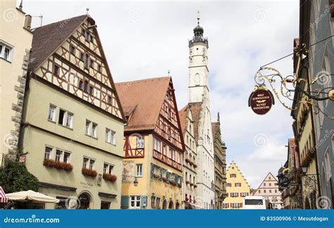 Rothenburg editorial photo. Image of franconia, attraction - 83500906