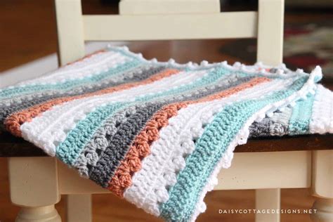 Crochet Blanket Pattern: A Quick & Simple Pattern - Daisy Cottage Designs